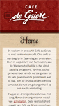 Mobile Screenshot of cafedegriete.nl