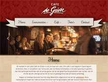 Tablet Screenshot of cafedegriete.nl